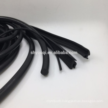 Rubber black color seal strip,rubber rolls make as customer require